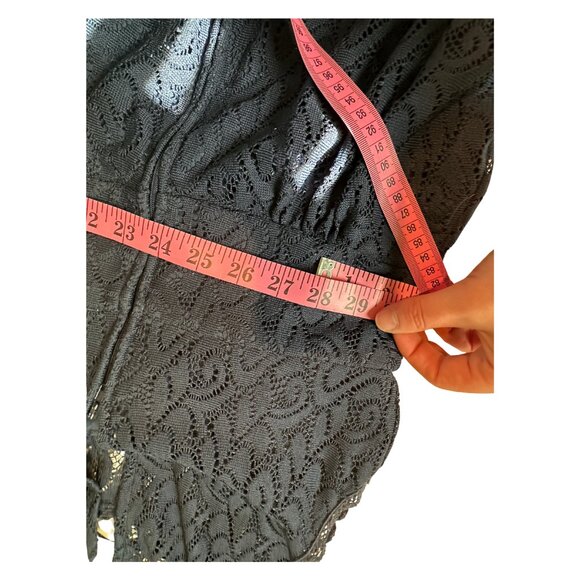 Navy Blue Lace Dress B Darlin Size US 8 - Picture 3 of 3